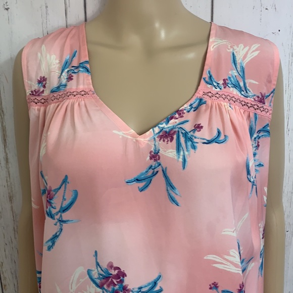 Lane Bryant Floral Tank Top - Picture 2 of 11